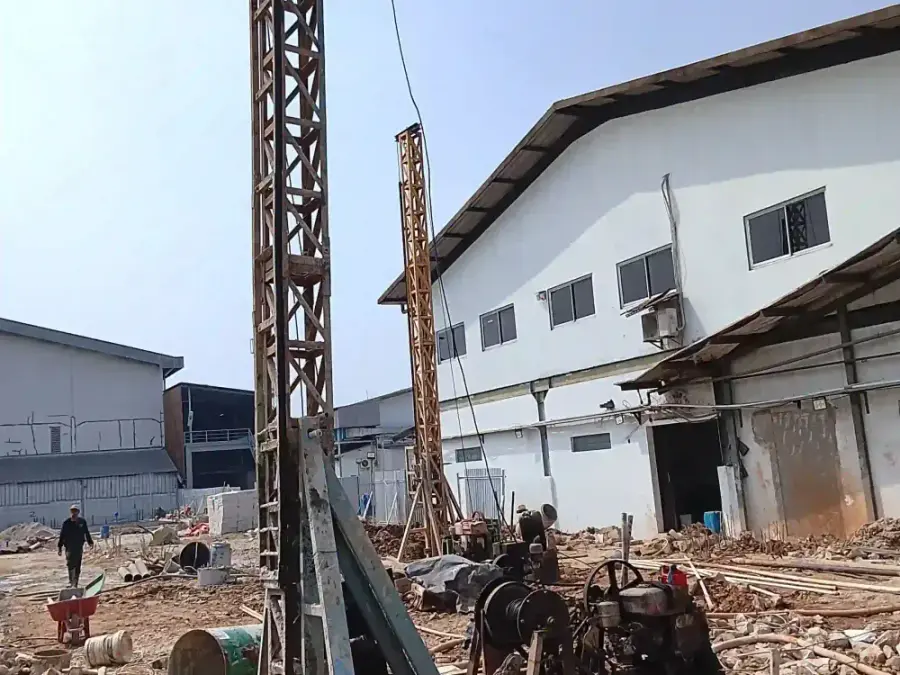 Proses pengeboran bore pile