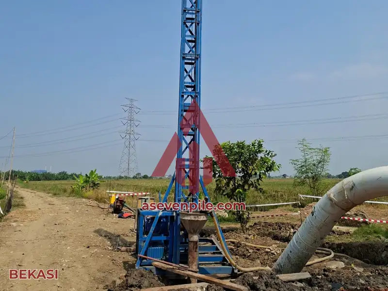 Proyek Jasa Bore Pile Bekasi oleh Aseven Pile