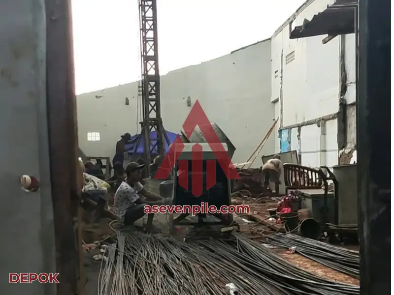 Proyek Jasa Bore Pile Depok oleh Aseven Pile