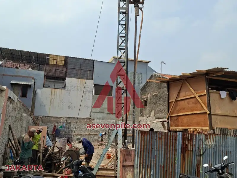 Proyek Jasa Bore Pile Jakarta oleh Aseven Pile