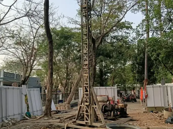 Dokumentasi proyek lapangan Aseven Pile